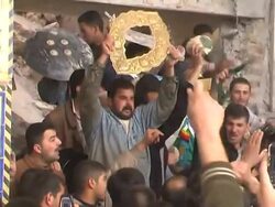 Repair work starts on destroyed key Shiite mosque in Iraq News Clip