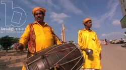 Dhol Players, Karachi 1 Stock Footage