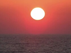 Sunrise over the Atlantic Ocean Stock Footage