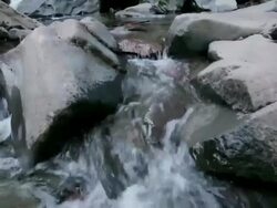 MS Shot of Katterskill Falls / Haines Falls, New York, United States Stock Footage