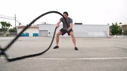 Athletic Male Workout gym Slow-Motion Stock Footage