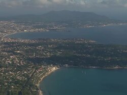 Coastline And Sanary-Sur-Mer Stock Footage
