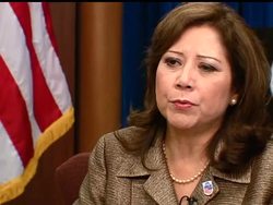 Labor Secretary Hilda Solis says this Labor Day is a time for people to come together to help one another because of all the job losses in the last year. News Clip