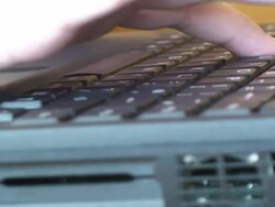 Typing Stock Footage