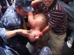 Police detain 250 Tibet protesters outside Chinese embassy News Clip