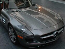 ATMOSPHERE: Cars at the Mercedes-Benz Exclusive Preview Of The 2011 SLS AMG In Grand Turismo 5 at Los Angeles CA. (Footage by WireImage Video/GettyImages) Stock Footage