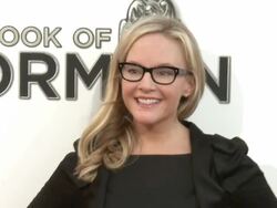 Rachael Harris at The Book Of Mormon Los Angeles Opening Night Stock Footage