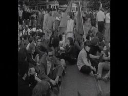 SYND 12-6-69 DEMONSTRATION IN CENTRAL ZURICH FOR POLICE AND LAW REFORMS News Clip
