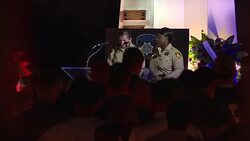 CLEAN : Vigil held for only Vegas cop killed in massacre News Clip