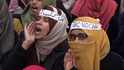 CLEAN : Anti Muslim law protests continue as India marks New Year News Clip