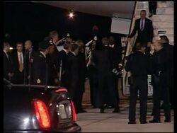 Bush arrives Italy for meetings and D-Day anniversary News Clip