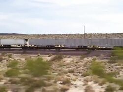 Freight train, USA Stock Footage