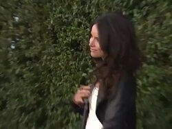 Abigail Spencer at The Museum Of Contemporary Art, Stock Footage