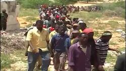 CLEAN : Shebab militants surrender News Clip