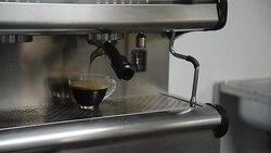 Coffee espresso preparation Stock Footage