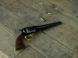 Picking up a gun Stock Footage