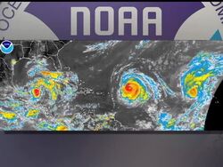Hurricane Julia rapidly intensified into a Category 4 storm early Wednesday, and still far from land, Hurricane Igor's top winds weakened slightly. Neither posed any immediate threat to land. Igor could hit Bermuda on Sunday. Instructional Video