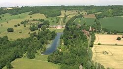 Aerial shots of Chevening House in Kent News Clip
