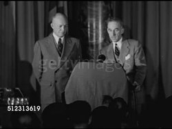 1948: NATIONAL ADVERTISERS CONVENTION: SPEECH: President of Columbia University Dwight D. Eisenhower introduced by ANA President Paul West, 'Here speaks a mighty voice...living symbol...number one soldier Citizen of America.' Instructional Video