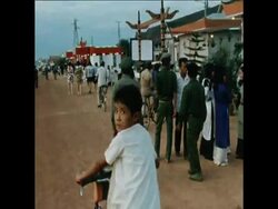 UPITN 7 11 75 TRADE FAIR IN VENTIANE OPENED BY PRIME MINISTER PHOUMA News Clip