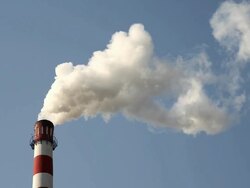 Tube and smoke Stock Footage