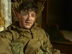 INTERVIEW John Dagleish on his character at the Age of Heroes Set Visit at Haugesund . (Footage by WireImage Video/GettyImages) Stock Footage