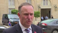 New Zealand PM meets French President News Clip