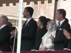 The Beatification of Pope John  Paul II Stock Footage