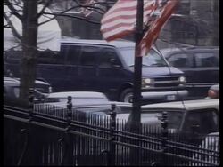 Members of the National Security Team  arrive, STILL of Bush with war cabinet News Clip