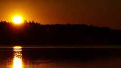 sunrise over the water Stock Footage