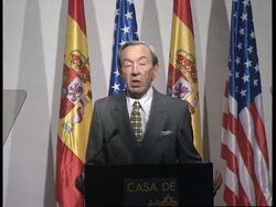 SPAIN: MADRID: US SECRETARY OF STATE WARREN CHRISTOPHER VISIT News Clip