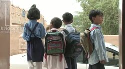 School Kids in the Punjab Stock Footage