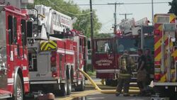 Smoke Seen From the House Stock Footage