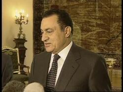 EGYPT: EGYPTAIR CRASH - PRESIDENT MUBARAK'S REACTION News Clip