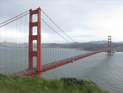 Golden Gate Bridge (NTSC) Stock Footage