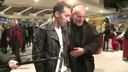 CLEAN : French footballer in Paris after 17 month News Clip