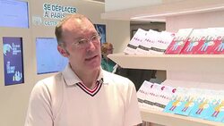 VOICED : Fewer visitors more police stroll Paris streets News Clip