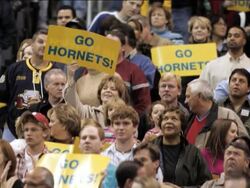 NBA owners overwhelmingly approved the SuperSonics move to Oklahoma City. The AP's Brian Mahoney reports Seattle civic leaders are suing to force the team to stay until its lease with KeyArena expires in 2010. (April 18) News Clip