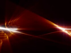 Abstract ribbons 9 Stock Footage