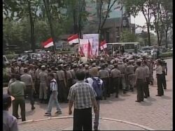 INDONESIA: JAKARTA: ANTI WESTERN PROTESTS News Clip