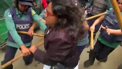 Top opposition leader banned from leaving her office on eve of election anniversary News Clip