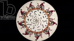 Animated 19th century phenakistoscope with dancing couple Stock Footage