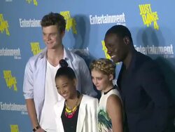 Jack Quaid, Amandla Stenberg, Willow Shields, Dayo Okeniyi at Entertainment Weekly's 6th Annual Comic-Con Celebration Sponsored By Just Dance 4 on 7/14/12 in San Diego, CA. Stock Footage