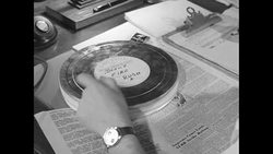 Men working at film production company Pathe in NY City News Clip