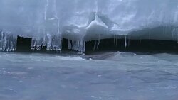 Glacier Melting Close Up HD Stock Footage