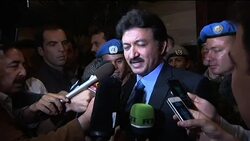 Observers return to base after visiting areas around Damascus News Clip