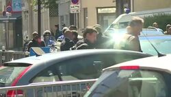 CLEAN : French President elect Macron arrives at campaign HQ News Clip