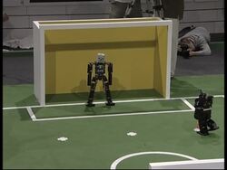 Humanoid and dog robot finals, Australia and Japan win finals News Clip