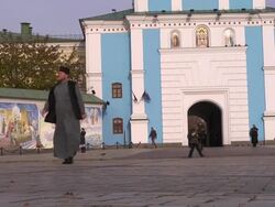 MS monk  Stock Footage