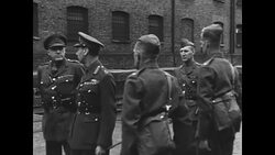 George VI inspects British dockyards during World War II News Clip